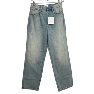 Pistola women NWT’s High rise wide leg cropped slightly distressed jeans. Size 4